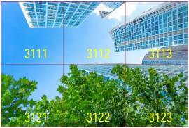 Modus Q Deco Sky Panel - 38W 4000lm - Motiv Wolkenkratzer - Bild vergr��ern 